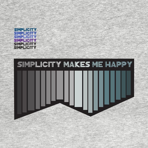 Simplicity makes me happy by mypointink